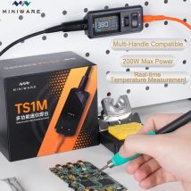 UFFICIALE MINIWARE TS1M Mini Stazione di Saldatura Display Digitale Portatile 210/245 Punta della Maniglia Kit di Riparazione di Saldatura di Potere Strumento FAI DA TE
