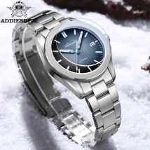 ADDIESDIVE AD2080 Automatische Mechanische Uhr BGW9 Blau Leuchtende 20Bar Wasserdicht Saphir NH35A Uhr Für Mann AD2080