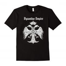 Kreative Design Byzantinischen Reich Doppeladler Distressed T-Shirt Sommer Baumwolle Kurzarm O-ansatz Mens T Shirt Neue S-3XL