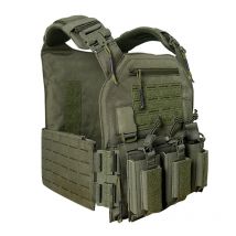 Chaleco táctico de entrenamiento de caza al aire libre con sistema molle cortado con láser de liberación rápida resistente al desgaste hecho de material de nailon