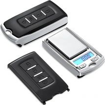Mini Electronic Digital Pocket Scale 100g 0.01g/200g 0.01g Mini Key Style Portable Precision Weighing LCD Backlit Display Scales