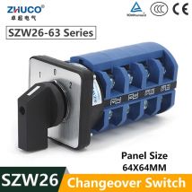 ZHUCO SZW26/LW26-63 63A Auf-Weg-Auf 1-0-2 Automatische Ganrator Ändern Über Schalter cam Schalter 1-4 Phase D 101,1 D 202,2 D 303,3 D 404,4