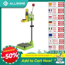 ALLSOME MINIQ BG6117 Bench Bohrer Stand/Presse Mini Bohrmaschine Träger Halterung 90 Grad Rotierenden Festen Rahmen Werkbank Klemme