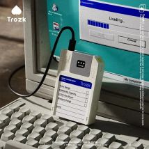 Trozk-Banco de energía de 10000mAh, disco de disquete multifuncional, fuente de alimentación móvil magnética, tesoro de carga portátil con almacenamiento de regalos