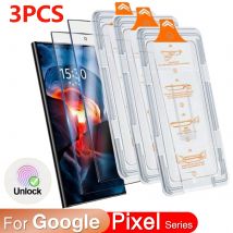 3 SZT. Szkło Hartowane do Google Pixel 10 9 Pro XL 8 8A 9a 7 7a 5G Folia Ochronna na Ekran Odporna na Odciski Palców Akcesoria Bezpyłowe Zestaw