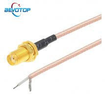1 stücke Single End SMA Buchse auf PCB Solder Zopf RG316 Kabel für WIFI Wireless Router GPS GPRS Low Loss jack Stecker Draht Stecker