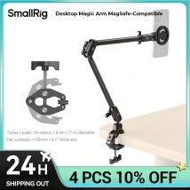 SmallRig Desktop Magic Arm with Adjustable Crab-Shaped Clamp Kit MagSafe-Compatible Prevents Deflection Load 0.5kg for iPhone