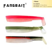 2024 Angeln Schwarz Minnow Köder 70mm/90mm 110mm Weiche Silikon Köder Wobbler Für Bass Pike Leurre Easy Shinner Shad Souple locken