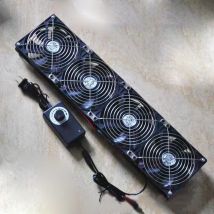 12cm ad alta velocità grande Volume d'aria 3000 RPM Btc Mining Machine Workstation Cabinet 12v Fan Server Case sistema di raffreddamento Fan Kit
