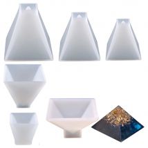 3D Pyramide Orgon Generator Form Kegel Flexible Geometrie Form Silikon Form UV Epoxidharz Dekorative Handwerk Kunst Ornamente