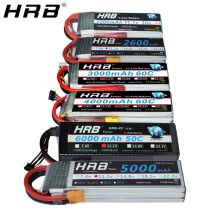 HRB Lipo Batterie 2S 3S 4S 6S 1300mah 1500mah 2200mah 2600mah 5000mah 6000mah 4000mah 7,4V 11,1V 14,8V 22,2V T XT60 RC Teile