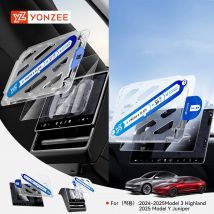 YZ dla Tesla Model 3 Y Highland 2025 Folia ochronna ze szkła hartowanego Matte Glare HD Center Control Folia ochronna na ekran dotykowy