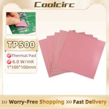 Coolcirc TP500 1.0mm Silicone Pad High Performance 6.0 W/mK Thermal Pad GPU CPU Heatsink Cooling Conductive Silicone Pad