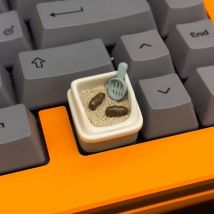 Artisan Keycaps Katzentoilette Harz Tastenkappen Mechanische Tastaturkappen Personalisierte Tastenkappe Spielzubehör Geschenke Koreanische Tastenkappen