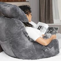 Ultraweiches Lesekissen aus Memory-Schaum für Büro, Sofa, Nachttisch, Rückenkissen, Bett, Lordosenstütze, Kissen, Rückenlehne, Rückenlehne