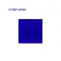 470NM Bandpass Filter 40nm Square =8 x 8mm/67x67mm Thick-1.0MM High Transmittance for Laser Instrument 1PCS