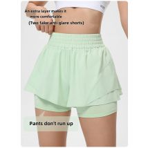 Dünne, atmungsaktive Shorts mit hoher Elastizität und blendfreier Sporthose für Training, Fitness, Laufen und Dreiviertelhose