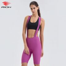 RION Frauen Radfahren Trägerhose MTB Strumpfhosen Mountainbike Overall Weibliche Hosenträger Lätzchen Straße Fahrrad Kleidung 8H Dolomiti Pro Sommer