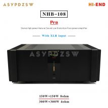 HI-END 108P NHB-108 Pro estéreo Hgh potencia sonido Natural baja distorsión amplificador de potencia pura 150W-300W 4--8ohm