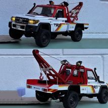 MN 82-Zubehör, Upgrade des Semi-Trailer Short Trailer Buggy Conversion Rescue Trailer Kit für RC-Cars MN-82