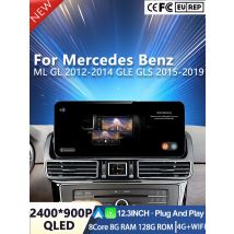 Wireless CarPlay For Benz ML GL 2012 2013 2014 Benz GLE GLS 2015 - 2019 Car Radio Multimedia Player Navigation GPS Touchscreen