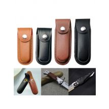 Solid Leather Knifed Holsters, Knifed Collection Bag, Travel Friendly Straight Bag for Outdoor Knifed Safety and Storage