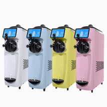 Commercial Soft Ice Cream Machine Desktop Single Head Ice Cream Makers Fruit Sundae Ice Cream Vending Machine 1000W