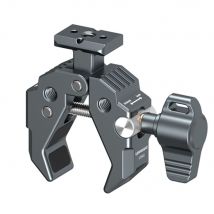 2024 Multifunktionale Krabben-Superklemme aus Metall mit NATO-Basis, leistungsstarke magische Armklemme für Kamera, Telefon, Monitor, Regenschirm, LED-Licht