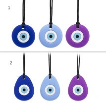 Silikon-Beißring für besondere Bedürfnisse, Zahnpflege, Totenkopf-Anhänger, sensorisches Spielzeug für Autismus