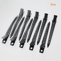 10 sztuk czarne klipsy typu kaczy dziób złoty pojedynczy ząb aligator spinki do włosów kaczy dziób sekcja klipy metalowe zaciski krokodylkowe do stylizacji włosów