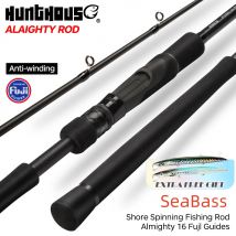 Hunthouse Shore Seebarsch Jigging Rod Spinning 2,65 m 3 m 20-80 g Kohlefaserringe Fuji Duide15+1 2 Abschnitt x-ride Fischzubehör