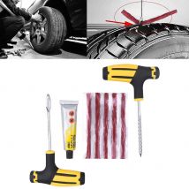 Auto Reifen Reparatur Kit Punktion Stecker Werkzeuge Reifen Punktion Notfall für Reifen Streifen Rühren Kleber Reparatur Tool Kit Auto Zubehör