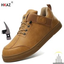 Arbeitssicherheitsstiefel für Herren, die Frühlings- und Herbst-Annals-Arbeitsschuhe mit Stahlkappe, wasserdichte Stiefel, pannensichere Sicherheitsschuhe