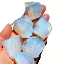 Raw Crystal Quartz Opalite Healing Stone Rough Opal Stone Third Eye Chakra Stone Balance