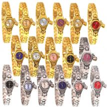 10pcs/Lot , Wholesale Price Mixed Bulk Cute Silver Bracelet Lady Women Watches Quartz Wristwatch Gifts Ladies Watch Cheap