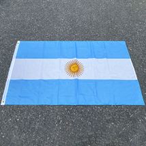 aerlxemrbrae Polyester-Flagge von Argentinien, 90 x 150 cm, argentinische Nationalflagge und Banner