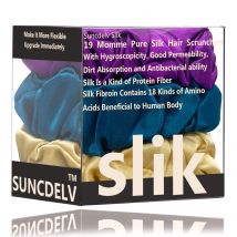 3/4PCS Box 100% Reine Seide Handgemachte Haarband Für Frauen Mode Haar Krawatten Weiche Haarbänder Neue Mädchen haar Accessoires