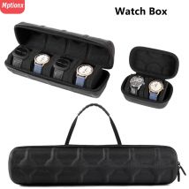 Uhrenbox, Reiseetui, tragbare Uhrenvitrine, Aufbewahrungsbox, Uhrenorganisatoren für Armbanduhren und Smartwatches für Männer oder Frauen