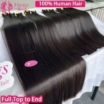 15A Super Double Drawn Bone Straight 100% Human Hair Bundles Unprocessed Raw Virgin Hair Weave Extensions Tissage For Women