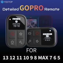 Telecomando SCHERMO OLED GoPro13 per GoPro 13 12 11 10 9 8 Max 7B 6 5 con supporto stick e telecomando Gopro 13 impermeabile da polso