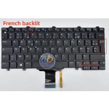 Tastiera per laptop retroilluminata francese per Dell Latitude E7250 E5250 E7270 E5270 3150 3WN15 62C0M NSK-LMABC PK1313O1