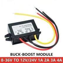 8V-36V a 12V 24V 1A 2A 3A DC DC Buck Boost Converter Stabilizzatore Regolatore di potenza Step-Up Down Modulo di tensione Nuovo per auto Auto