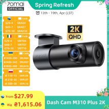 70mai Dash Cam M310 Plus 2K 1440P 143 ° FOV F1.55 Intelligente Sprachsteuerung 24H Parküberwachung Nachtsicht 70mai M310 Plus 2K Auto-DVR