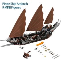 Ghost Pirate Ship Ambush Bausteine-Sets 79008 Kompatibel mit Legoed-Partikeln, geeignet für Weihnachtsgeschenke