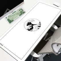 Japan Great Wave, großes Mauspads, schwarzes Mauspad, Computer-Mauspad, 90 x 40 cm, Büro-Mauspad, Schreibtischunterlage für Tastaturmatten, Tischteppich