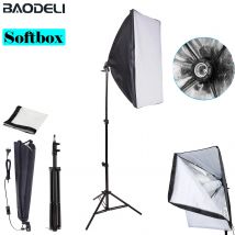 Attrezzatura fotografica Photo Studio Fotografia Soft Box Kit con triopiede Video 50x70cm Softbox Photo Box con portalampada E27