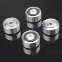CPDD Lautsprecher-Anti-Rutsch-Befestigungsfüße, Polsterisolierung, absorbieren Stöße, Verstärker-Basisfüße, Aluminiumlegierung,