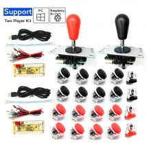 Arcade Spiel Diy Joystick Klar Push Button Null Verzögerung USB Board Controller Für PC Raspberry Pi Mame Neo Geo Kopie SANWA Kit