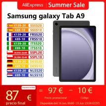 Samsung-Tableta Galaxy Tab A9 con WIFI, 4GB, 64GB, procesador MediaTek Octa Core, 8,7 pulgadas, WXGA