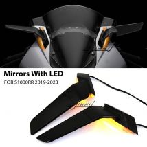 Specchietti retrovisori laterali per moto con indicatore di direzione a LED per BMW S1000RR S1000 RR S 1000 RR s1000rr 2019-2024 2023